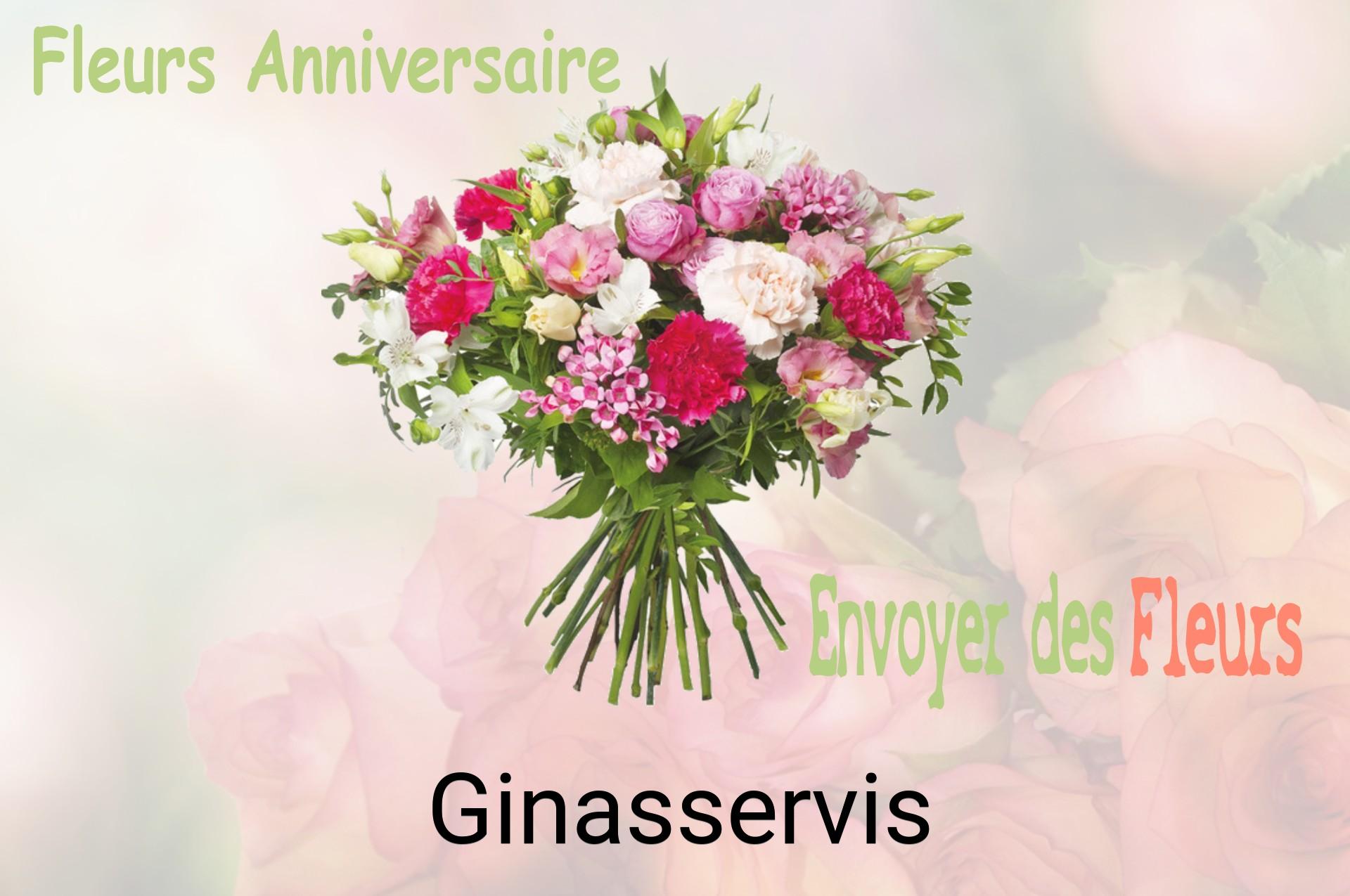 Bouquet de fleurs d’anniversaire livré à Ginasservis